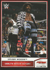 WWE Topps Road to Wrestlemania 2014 Trading Card Xavier Woods No.56