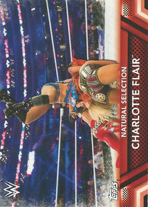 WWE Topps Women Division 2017 Trading Card Charlotte Flair F24