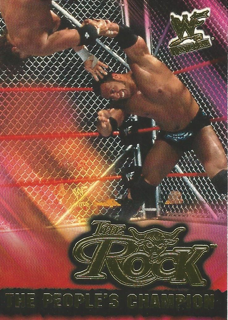 WWF Fleer Wrestlemania 2001 Trading Cards The Rock 13 of 15 PC