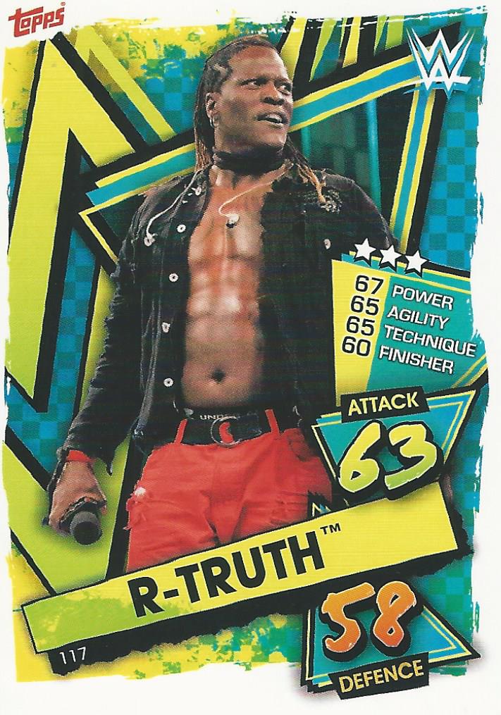 WWE Topps Slam Attax 2021 Trading Card R-Truth No.117