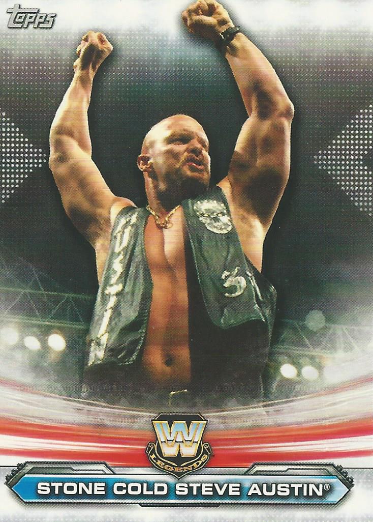 WWE Topps Raw 2019 Trading Card Stone Cold Steve Austin LR-17