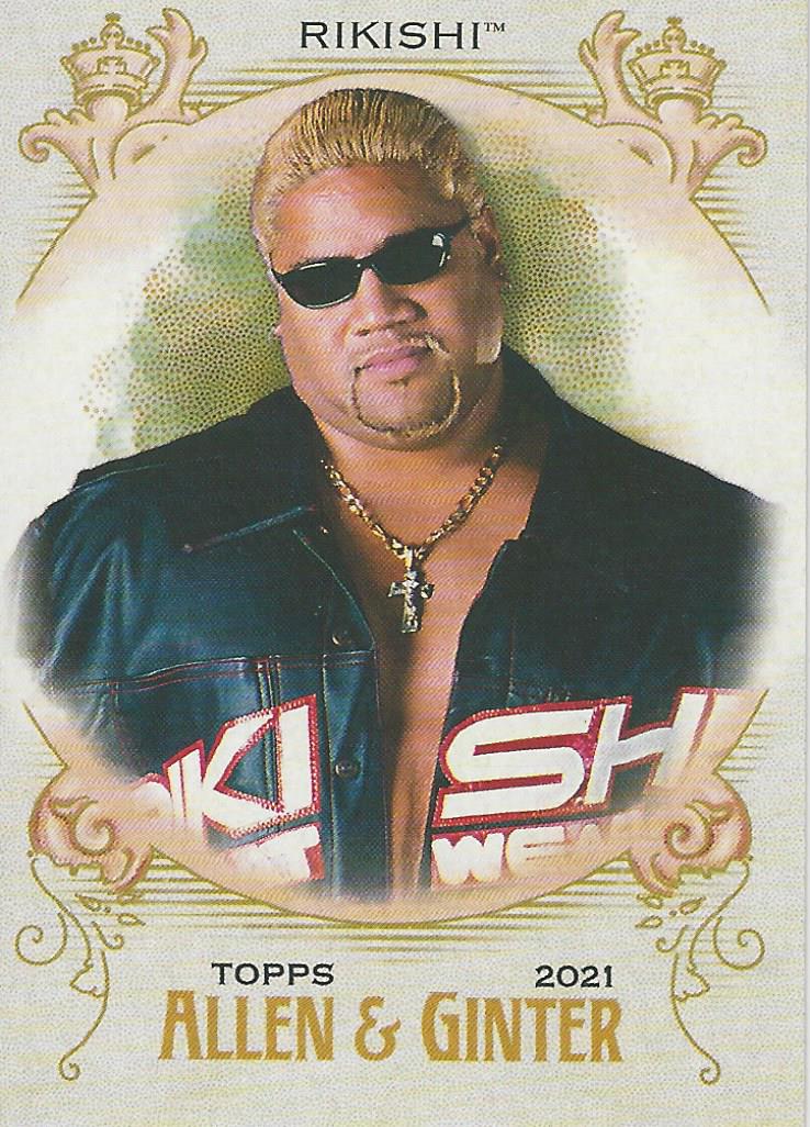 WWE Topps Heritage 2021 Trading Card Rikishi AG-17