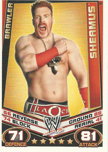 WWE Topps Slam Attax Rebellion 2012 Trading Card Sheamus No.117