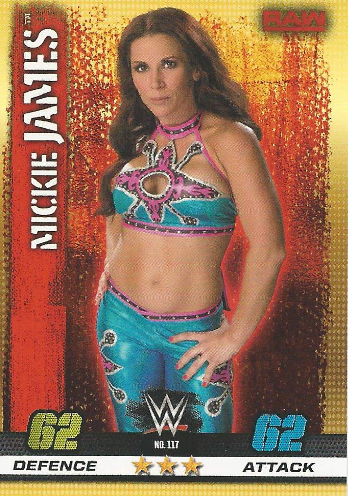 WWE Topps Slam Attax 10th Edition Trading Card 2017 Mickie James No.117