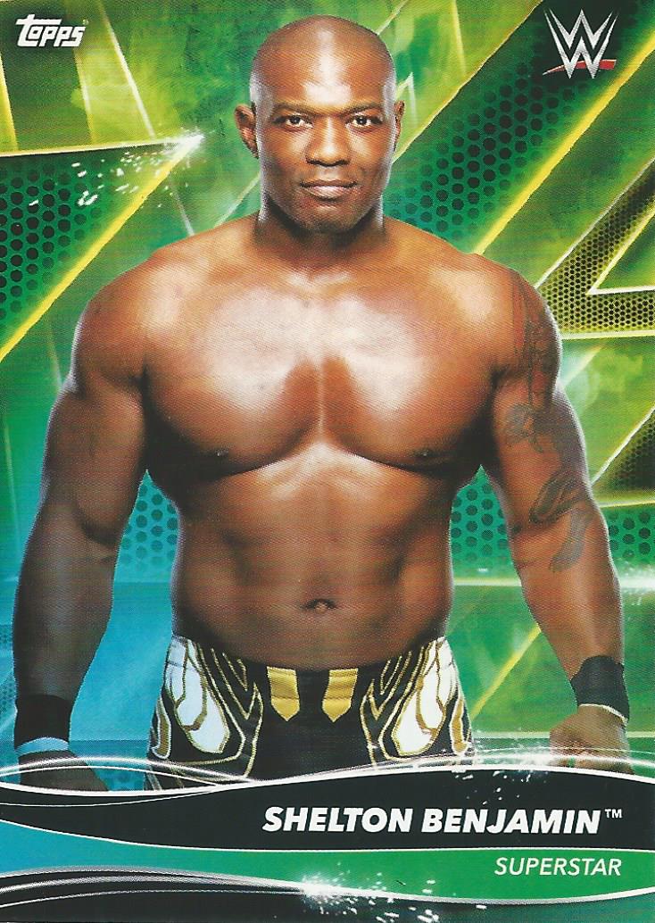 Topps WWE Superstars 2021 Trading Cards Shelton Benjamin No.117