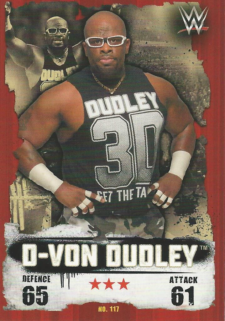 WWE Topps Slam Attax Takeover 2016 Trading Card D-Von Dudley No.117