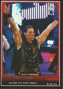 WWE Topps Road to Wrestlemania 2015 Trading Cards Adam Rose No.17