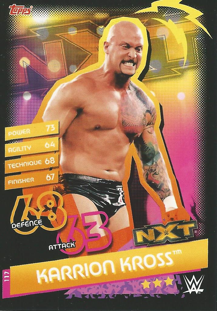 WWE Topps Slam Attax Reloaded 2020 Trading Card Karrion Kross No.117 NXT