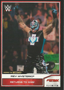 WWE Topps Road to Wrestlemania 2014 Trading Card Rey Mysterio No.57