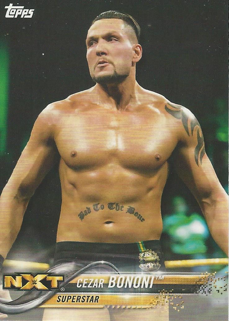 WWE Topps Then Now Forever 2018 Trading Cards Cezar Bononi No.117