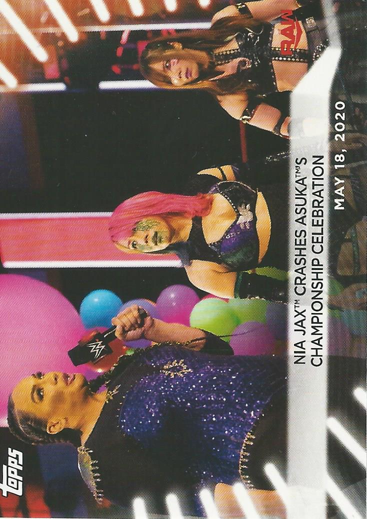 WWE Topps Women Division 2021 Trading Card Nia Jax No.17