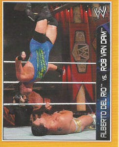 WWE Topps A-Z Sticker Collection 2014 Rob Van Dam No.117