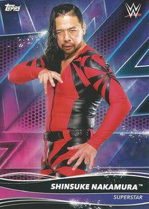 Topps WWE Superstars 2021 Trading Cards Shinsuke Nakamura No.118