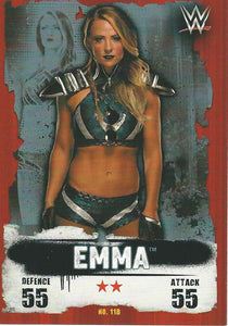 WWE Topps Slam Attax Takeover 2016 Trading Card Emma No.118