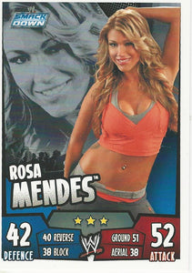 WWE Topps Slam Attax Rumble 2011 Trading Card Rosa Mendes No.118