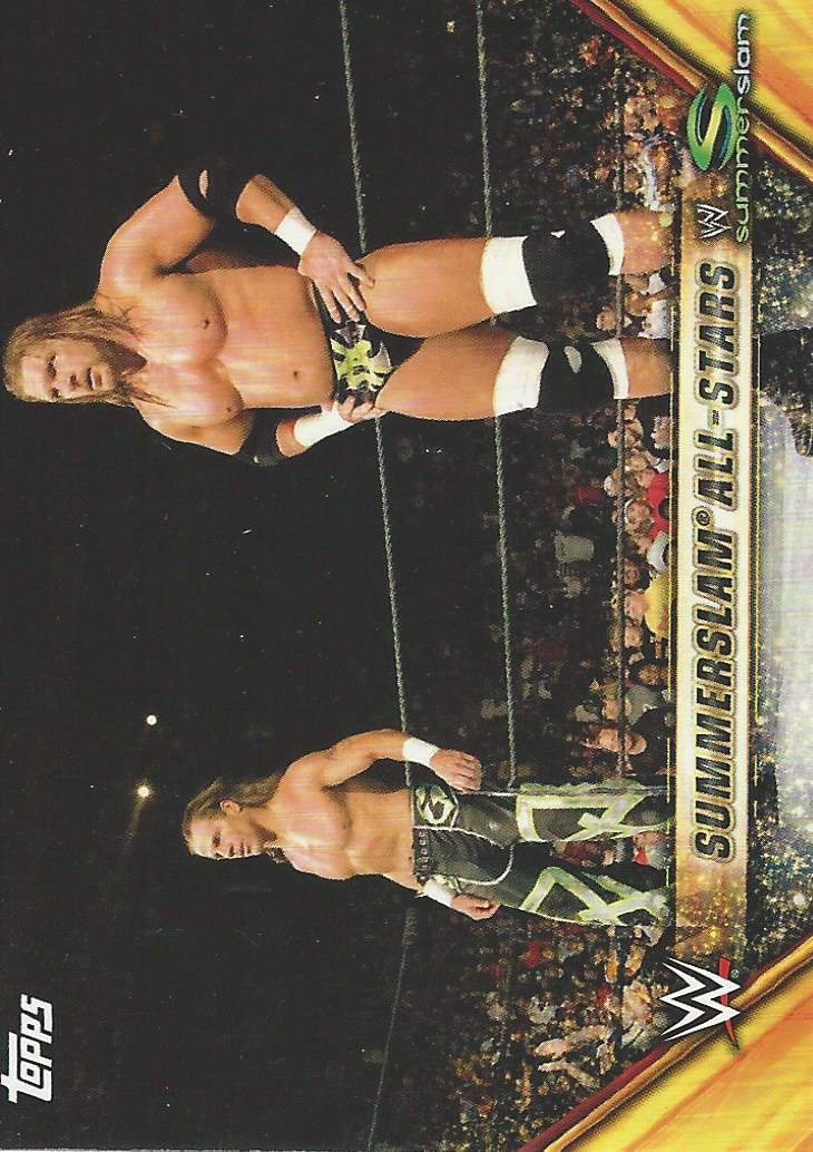 WWE Topps Summerslam 2019 Trading Card Triple H HHH MSS-18