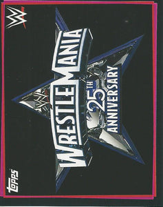 WWE Topps Road to Wrestlemania Stickers 2021 Logo No.118