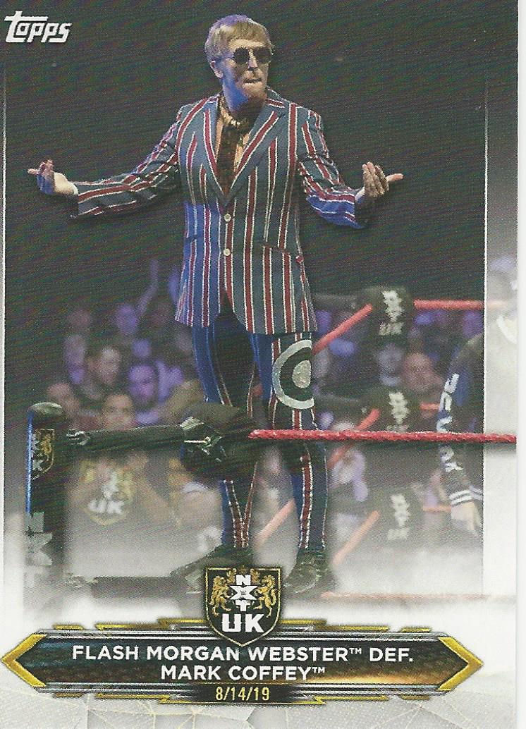 WWE Topps NXT 2020 Trading Cards Flash Morgan Webster No.18