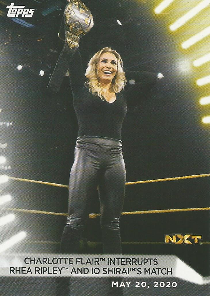 WWE Topps Women Division 2021 Trading Card Charlotte Flair No.18