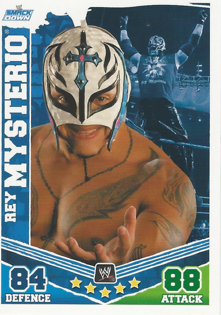 WWE Topps Slam Attax Mayhem 2010 Trading Card Rey Mysterio No.119