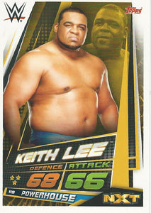WWE Topps Slam Attax Universe 2019 Trading Card Keith Lee No.119