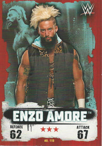 WWE Topps Slam Attax Takeover 2016 Trading Card Enzo Amore No.119