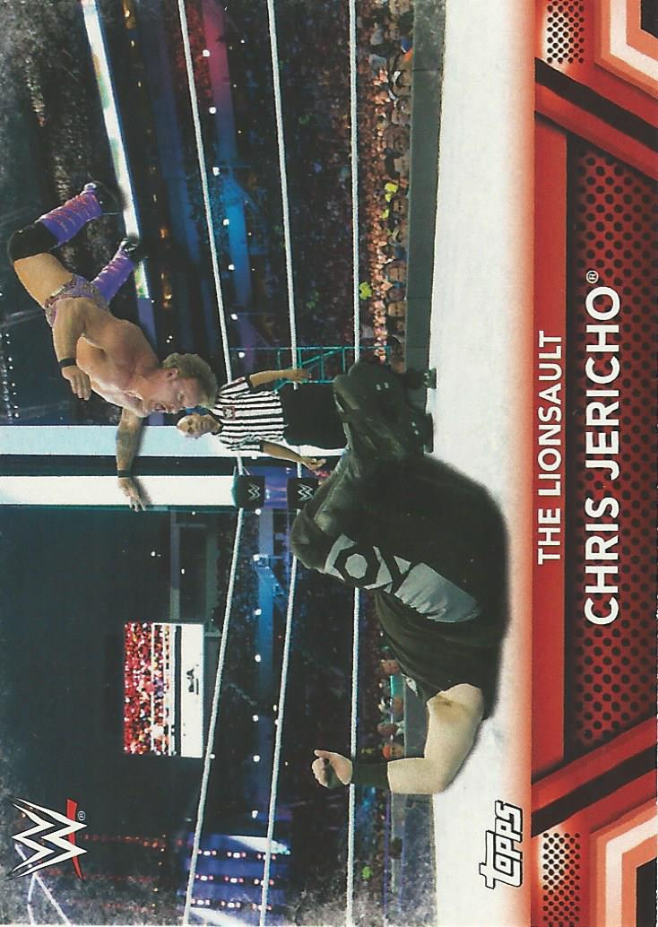 WWE Topps Then Now Forever 2017 Trading Card Chris Jericho No.F19