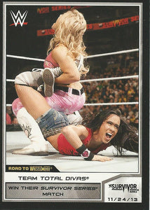 WWE Topps Road to Wrestlemania 2014 Trading Card Natayla No.59