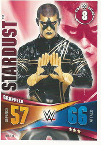 WWE Topps Slam Attax Rivals 2014 Trading Card Stardust No.119