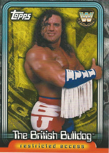 WWE Topps Insider 2006 Trading Card The British Bulldog L13