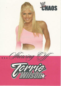 WWE Fleer Chaos Trading Card 2004 Torrie Wilson SO 9 of 16