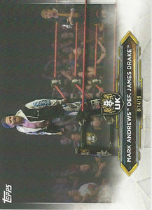 WWE Topps NXT 2020 Trading Cards Mark Andrews No.19