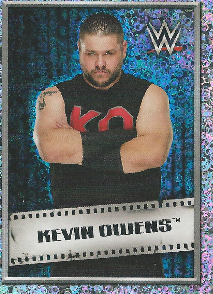 WWE Topps 2018 Stickers Kevin Owens Foil No.119