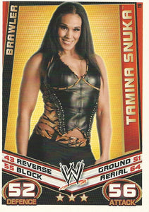 WWE Topps Slam Attax Rebellion 2012 Trading Card Tamina Snuka No.119
