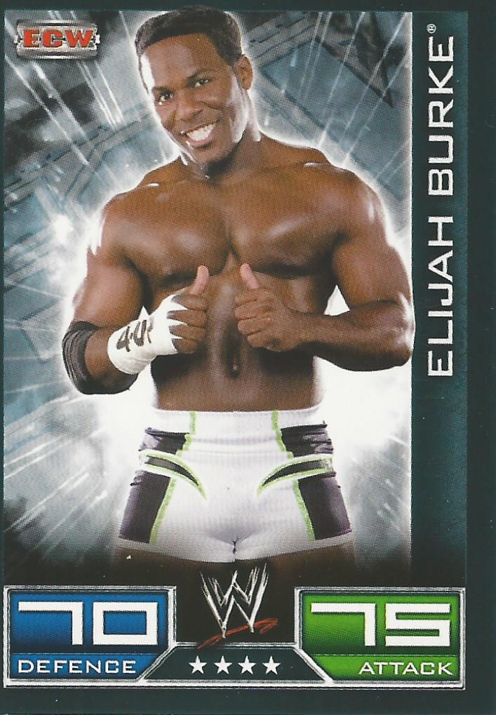 WWE Topps Slam Attax 2008 Trading Cards Elijah Burke No.119