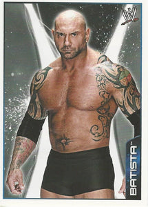 WWE Topps A-Z Sticker Collection 2014 Batista No.11