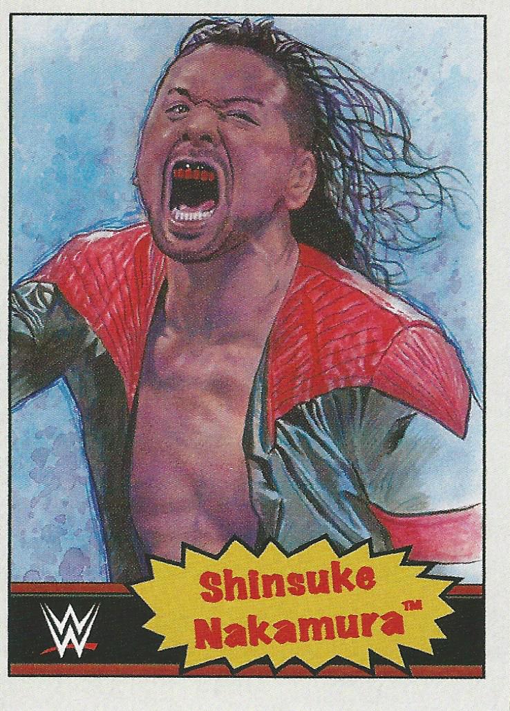 WWE Topps Living Set Trading Cards 2021 Shinsuke Nakamura No.11