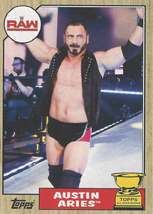 WWE Topps Heritage 2017 Trading Cards Austin Aries No.11