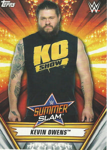 WWE Topps Summerslam 2019 Trading Card Kevin Owens No.11