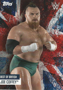 WWE Topps Best of British 2021 Trading Card Joe Coffey