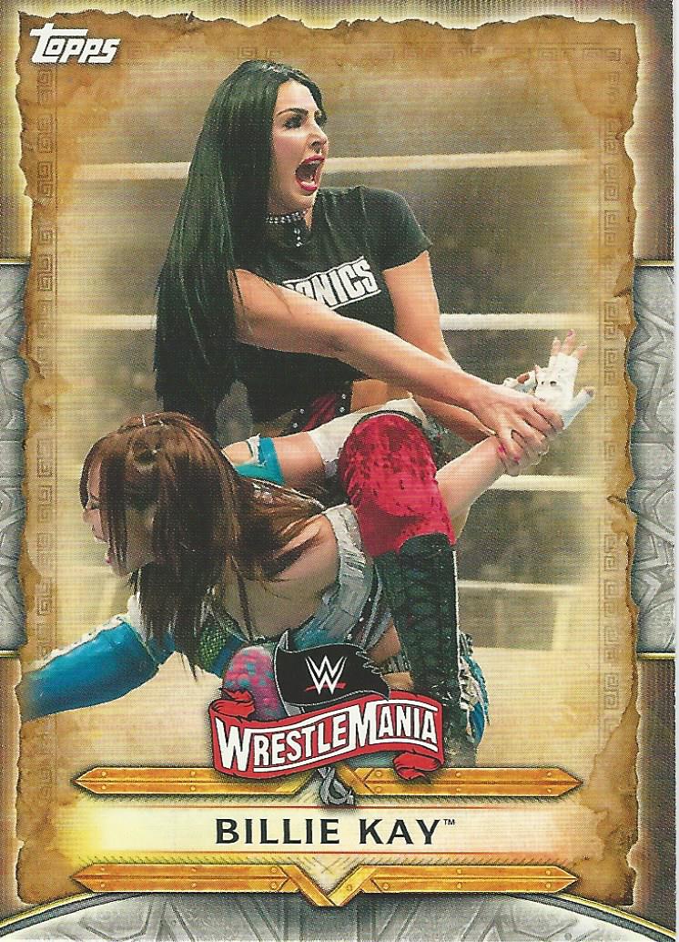 WWE Topps Road to Wrestlemania 2020 Trading Cards Billie Kay WM-11