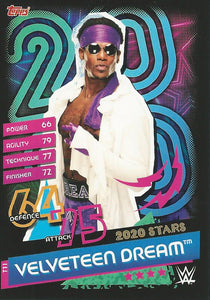 WWE Topps Slam Attax Reloaded 2020 Trading Card Velveteen Dream T11