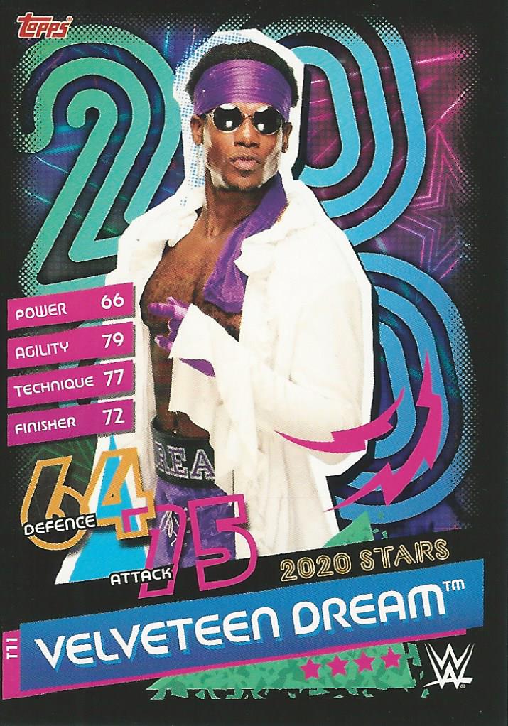 WWE Topps Slam Attax Reloaded 2020 Trading Card Velveteen Dream T11