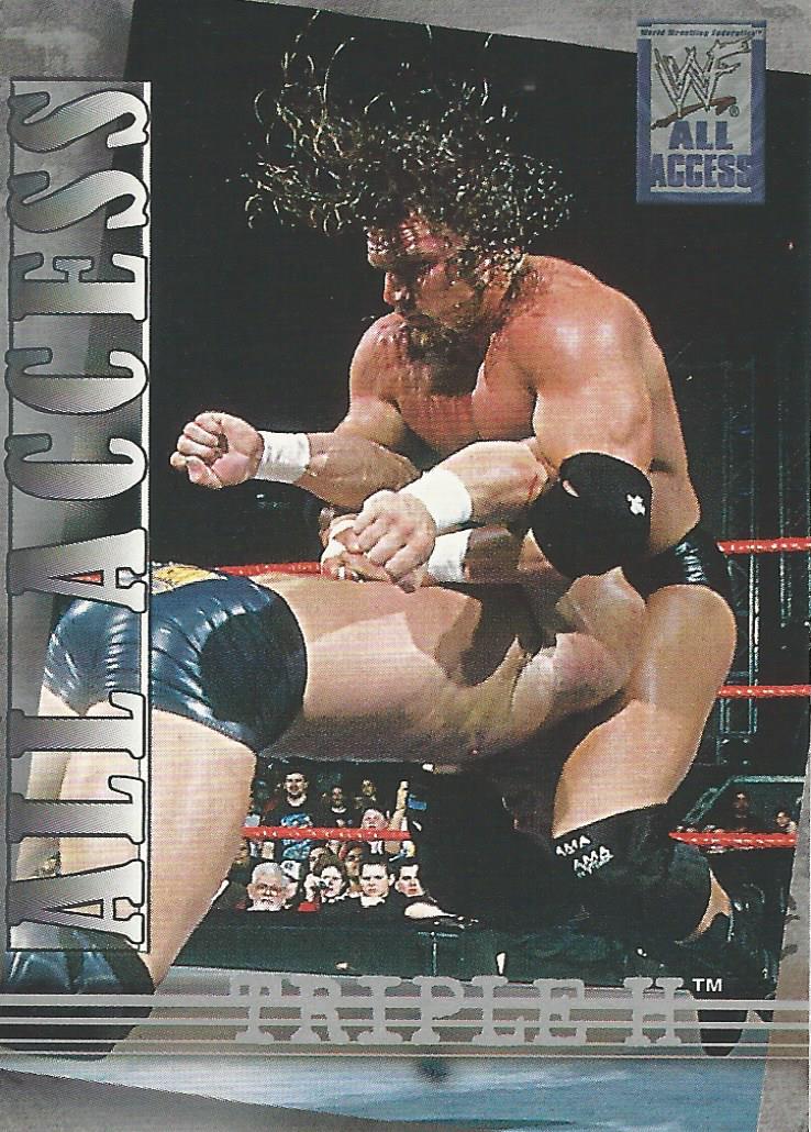 WWF Fleer All Access Trading Cards 2002 Triple H No.11