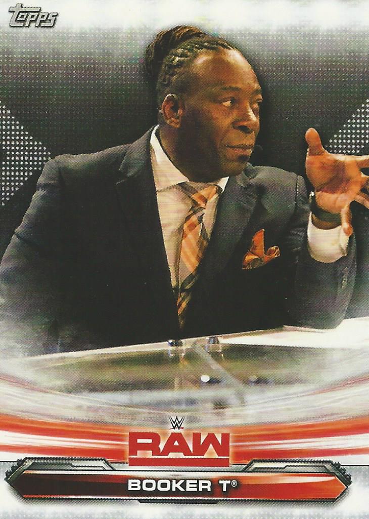 WWE Topps Raw 2019 Trading Card Booker T No.11