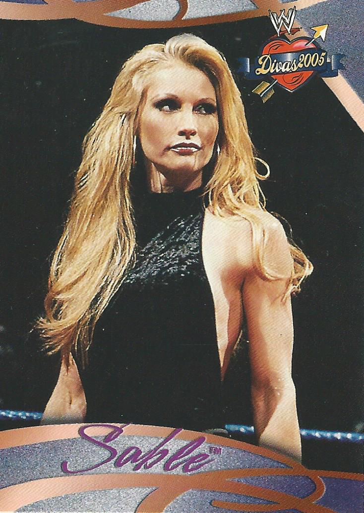 WWE Fleer Divas 2005 Trading Cards Sable No.11