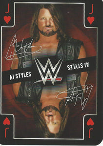 WWE 2019 Playing Cards AJ Styles