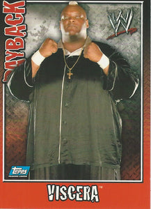 WWE Topps Payback 2006 Trading Card Viscera No.11