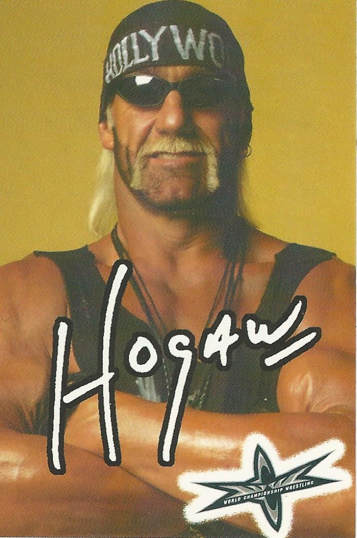 WCW Crazy Planet Stickers 1999 Hulk Hogan