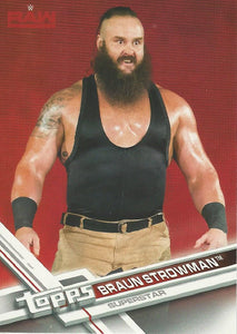 WWE Topps Then Now Forever 2017 Trading Card Braun Strowman No.111